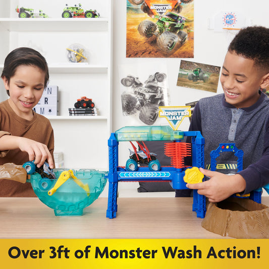 Monster Jam  - Megalodon Monster Wash Includes Coluor-changing Megalodon Monster Truck