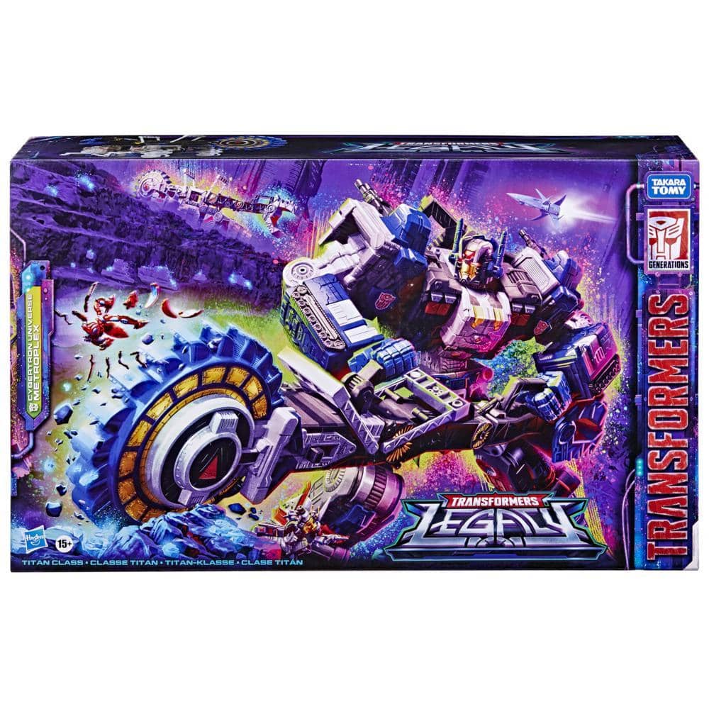 Transformers -  Generations Legacy Series Titan Cybertron Universe Metroplex Action Figure Hasbro