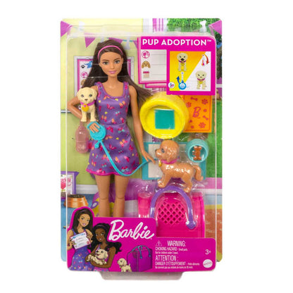 Barbie -  Pup Adoption™ Doll and Accessories