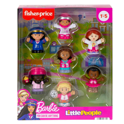 Barbie -  You Can Be Anything Figure Pack By Little People 7 Toys Figure Pk