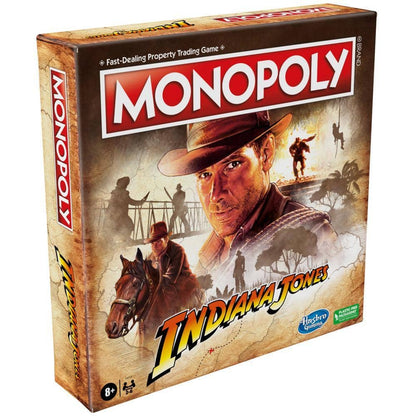 Monopoly -  Indiana Jones Board Game For 2-6 Players Hasbro