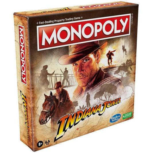 Monopoly -  Indiana Jones Board Game For 2-6 Players Hasbro
