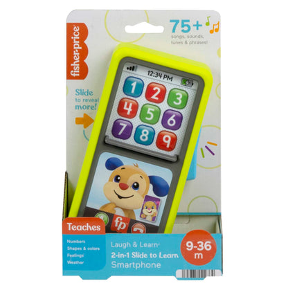 Fisher-Price - Laugh & Learn 2-in-1 Slide To Learn Smartphone