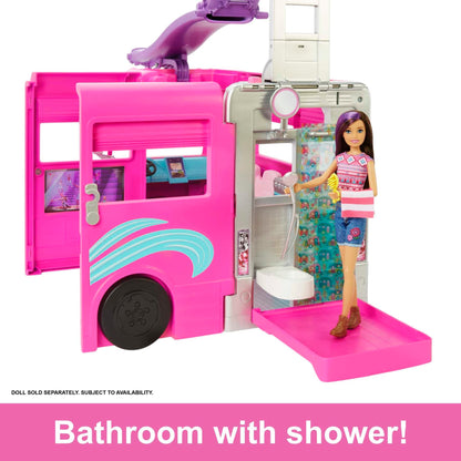 Barbie -  Camper Dreamcamper Toy Playset With Pool And 60+ Accessories 2022