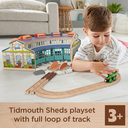 Thomas & Friends -  Wooden Railway Tidmouth Sheds Starter Train Set