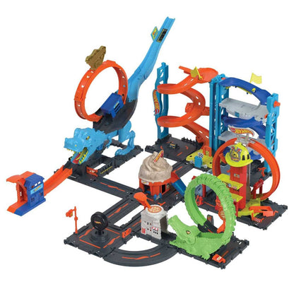 Hot Wheels - ® - City Super Loop Fire Station