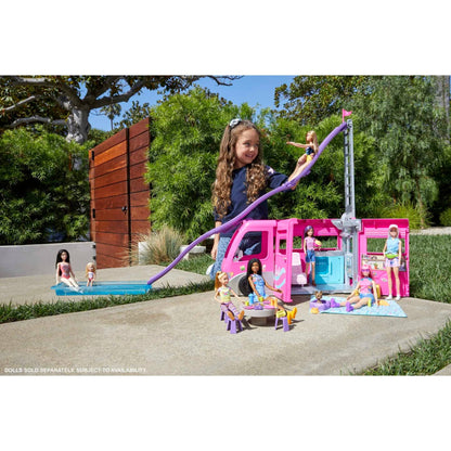 Barbie -  Camper Dreamcamper Toy Playset With Pool And 60+ Accessories 2022