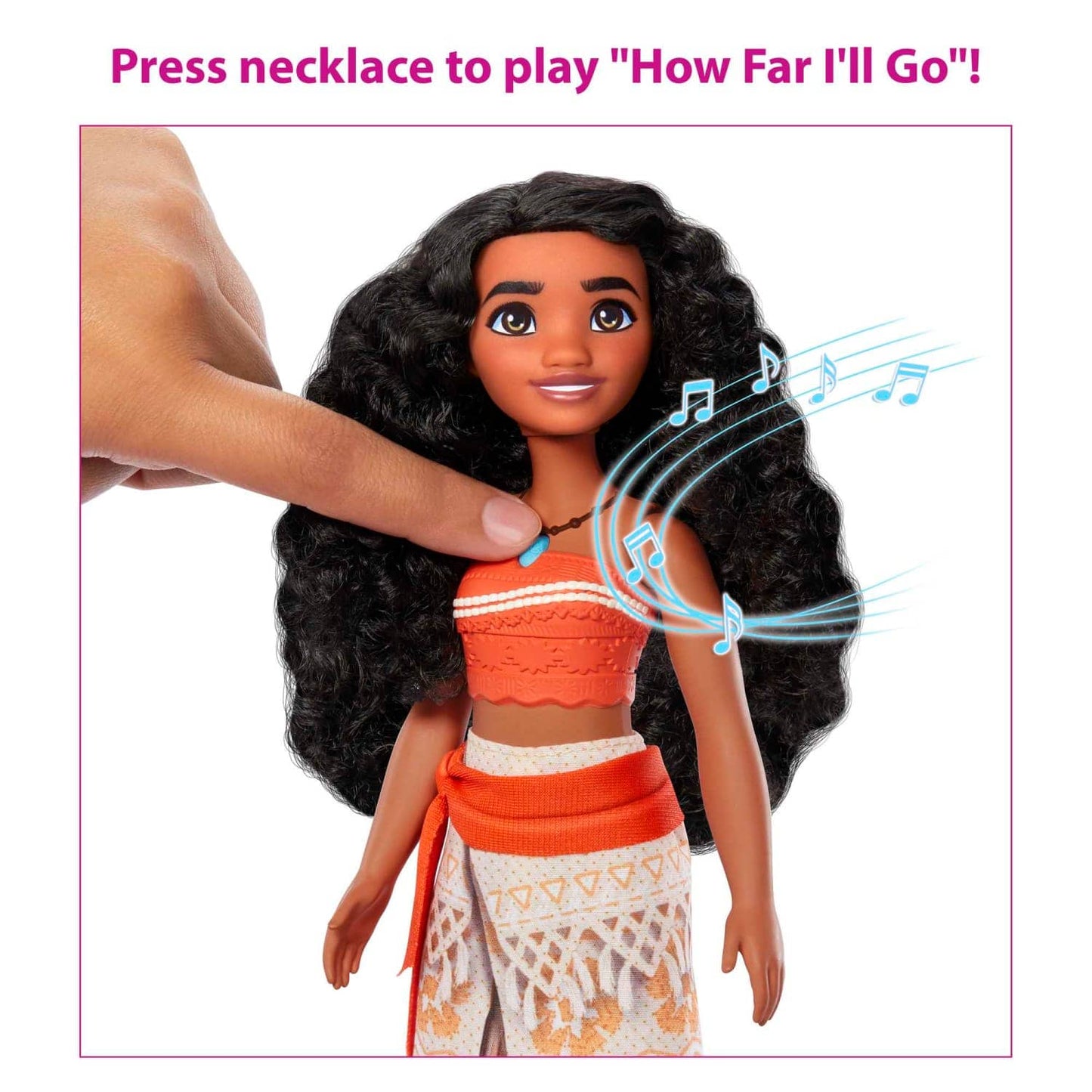Disney -  Princess Singing Moana Doll Sings Clip Of How Far I’ll Go From Disney Movie