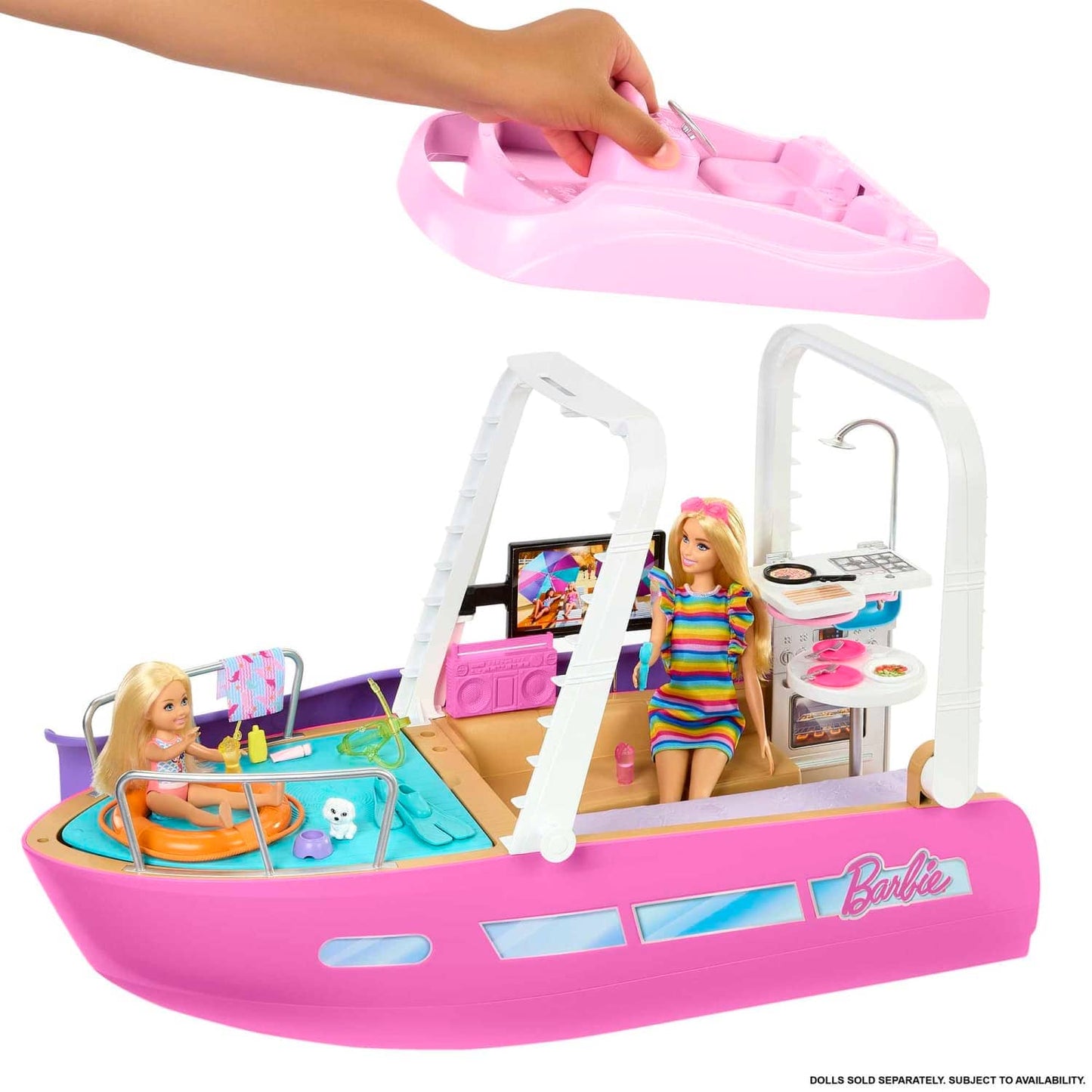 Barbie -  Dream Boat Playset With Pool Slide And 20+ Accessories