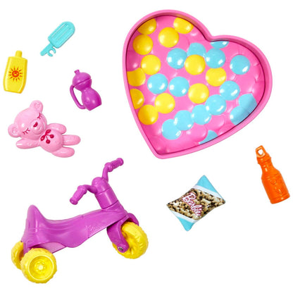 Barbie -  Skipper Babysitters Inc. Bounce House Playset With Dolls & Accessories
