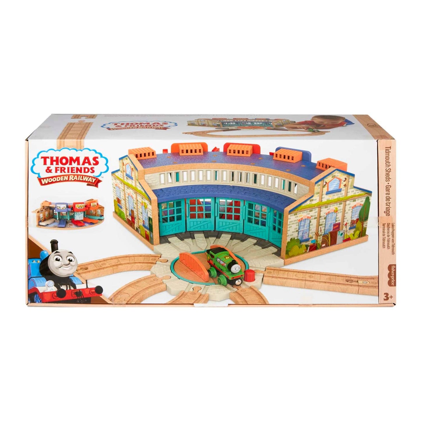Thomas & Friends -  Wooden Railway Tidmouth Sheds Starter Train Set