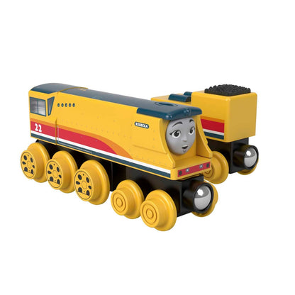 Thomas & Friends -  Wooden Railway Rebecca Train Engine And Coal Car