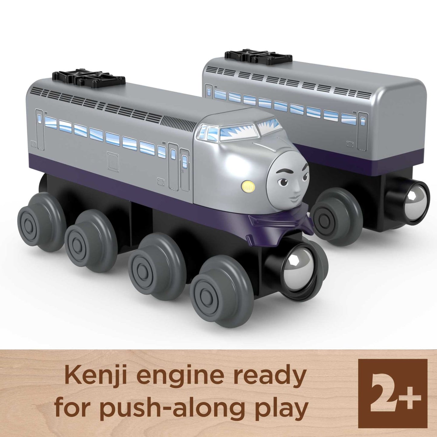 Thomas & Friends -  Wooden Railway Kenji Engine And Coal Car