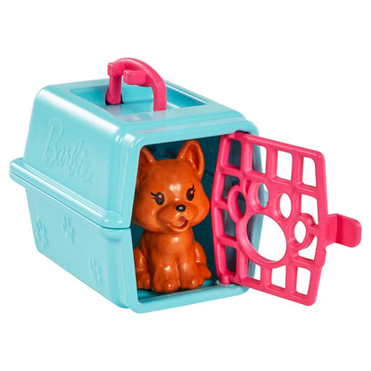 Barbie -  Doll Chelsea Pet Vet Playset With Doll 4 Animals And 18 Pieces