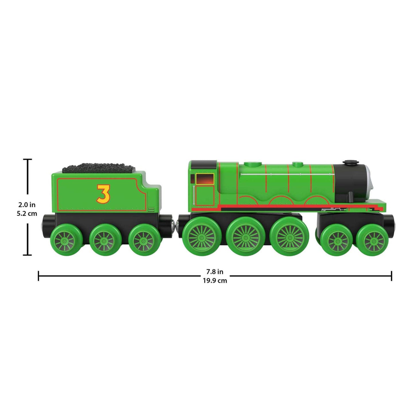 Thomas & Friends -  Wooden Railway Henry Engine And Coal Car