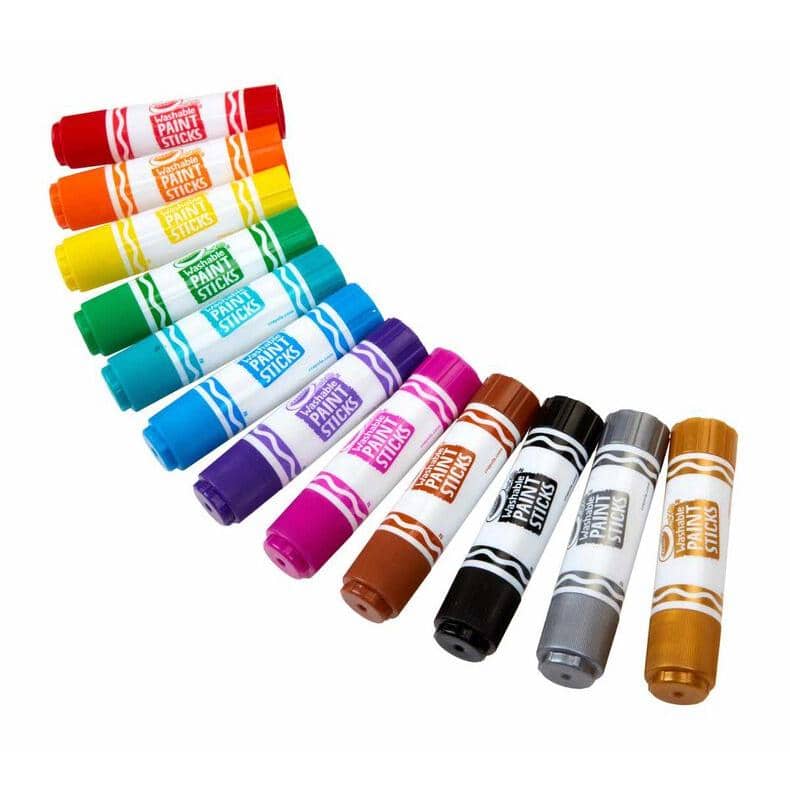 Crayola -  12 Quick Dry Washable Paint Sticks 54