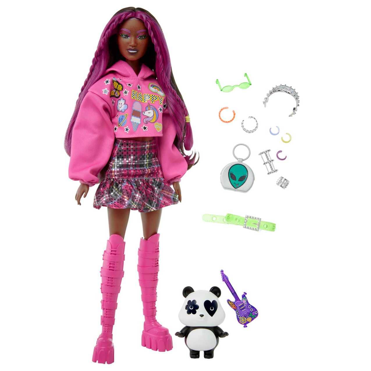 Barbie -  Doll With Pet Panda Barbie Extra Kids Toys And Gifts