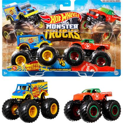 Hot Wheels - ® - Monster Trucks 1:64 Scale 2-packs