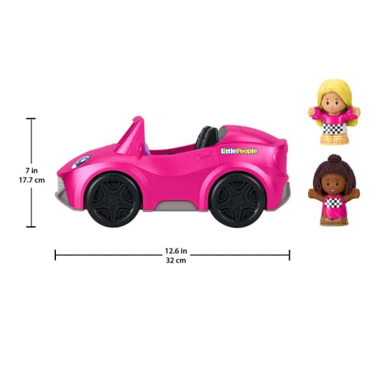 Barbie -  Little People Toy Car With Music Sounds And 2 Figures Convertible Toddler Toys