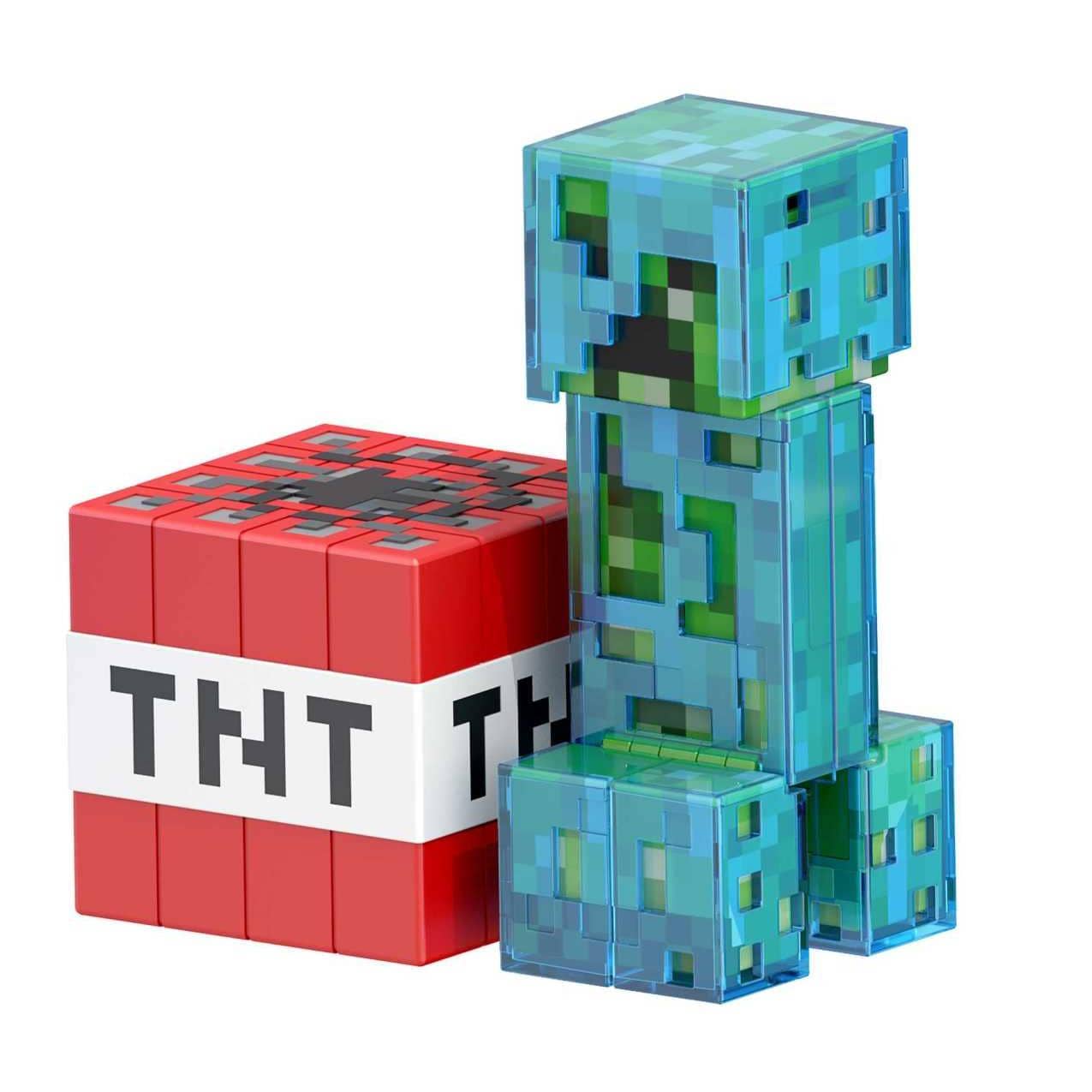 Minecraft -  Diamond Level Creeper figure 14cm