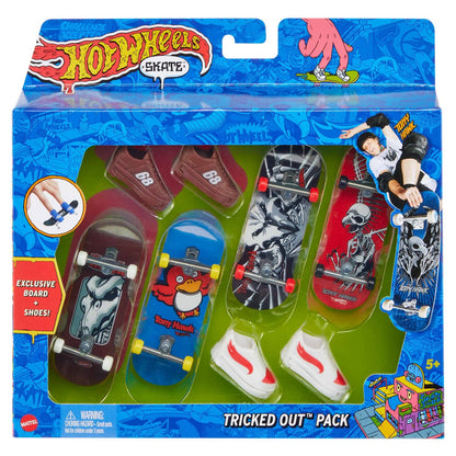 Hot Wheels - ® - Skate Fingerboards & Skate Shoes Multipack Toy For Kids (styles May Vary)