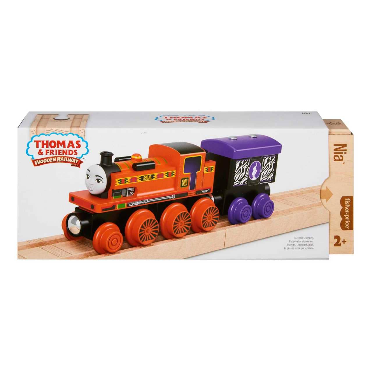 Thomas & Friends -  Wooden Railway Nia™ Engine and Coal-Car - Fisher-Price