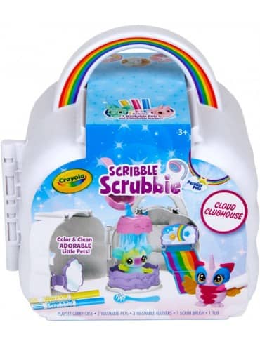 Crayola -  Scribble Scrubbie Peculiar Pets Cloud Club House