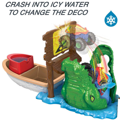 Hot Wheels - ® -  Monster Trucks Swamp Chomp  Playset
