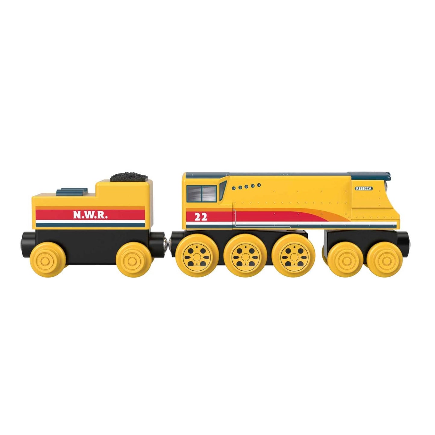 Thomas & Friends -  Wooden Railway Rebecca Train Engine And Coal Car