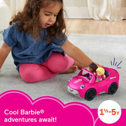 Barbie -  Little People Toy Car With Music Sounds And 2 Figures Convertible Toddler Toys