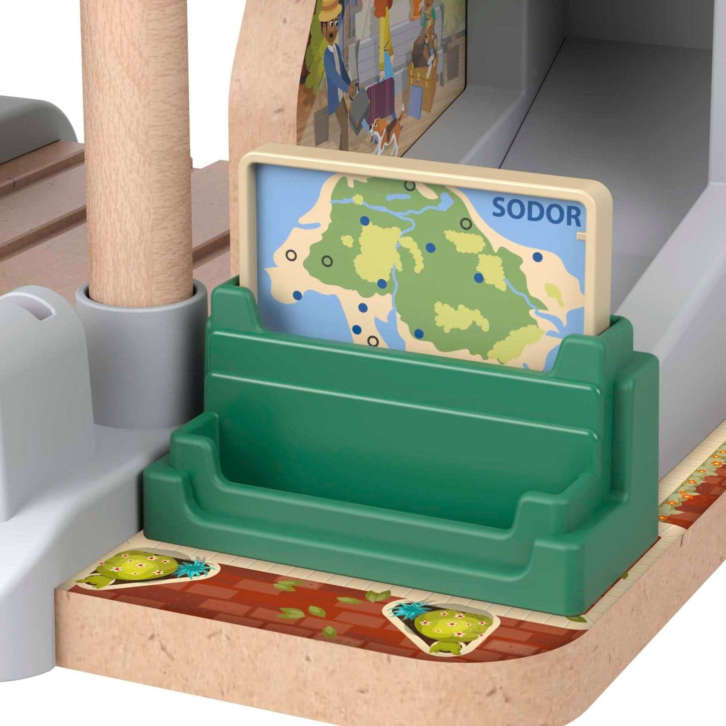 Thomas & Friends -  Wooden Railway Knapford Station Passenger Pickup Playset