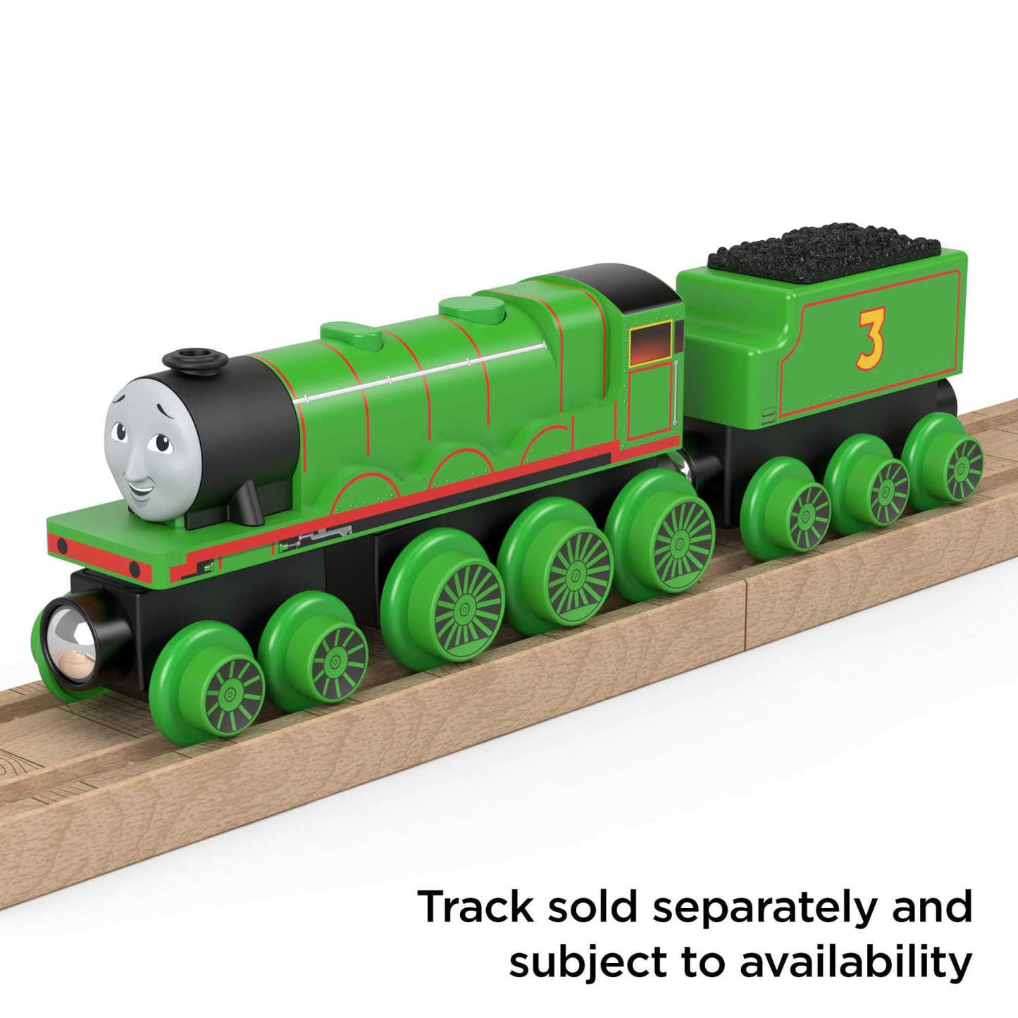 Thomas & Friends -  Wooden Railway Henry Engine And Coal Car