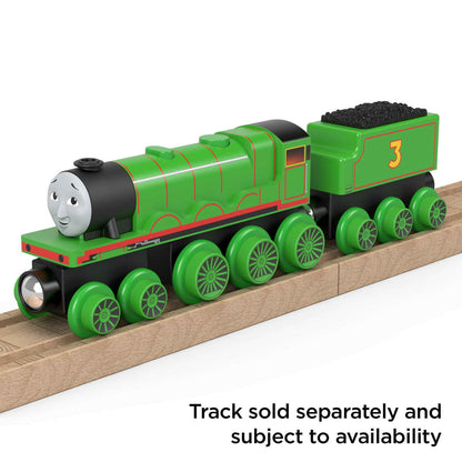 Thomas & Friends -  Wooden Railway Henry Engine And Coal Car