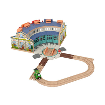 Thomas & Friends -  Wooden Railway Tidmouth Sheds Starter Train Set