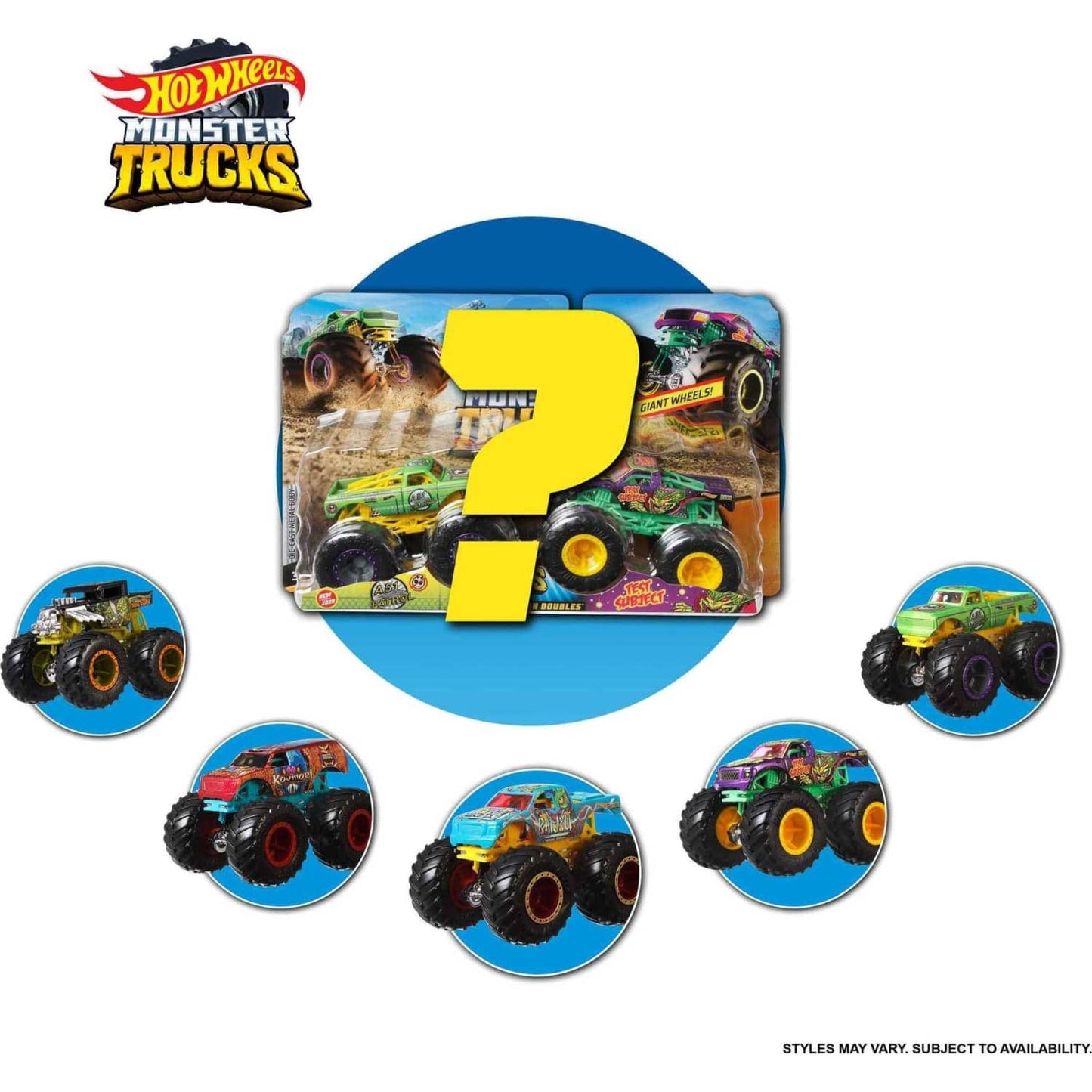 Hot Wheels - ® - Monster Trucks 1:64 Scale 2-packs
