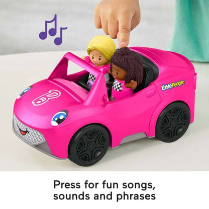 Barbie -  Little People Toy Car With Music Sounds And 2 Figures Convertible Toddler Toys