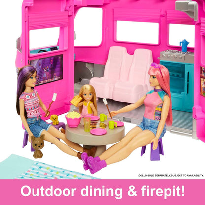 Barbie -  Camper Dreamcamper Toy Playset With Pool And 60+ Accessories 2022