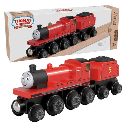 Thomas & Friends -  Wooden Railway James Engine And Coal-Car
