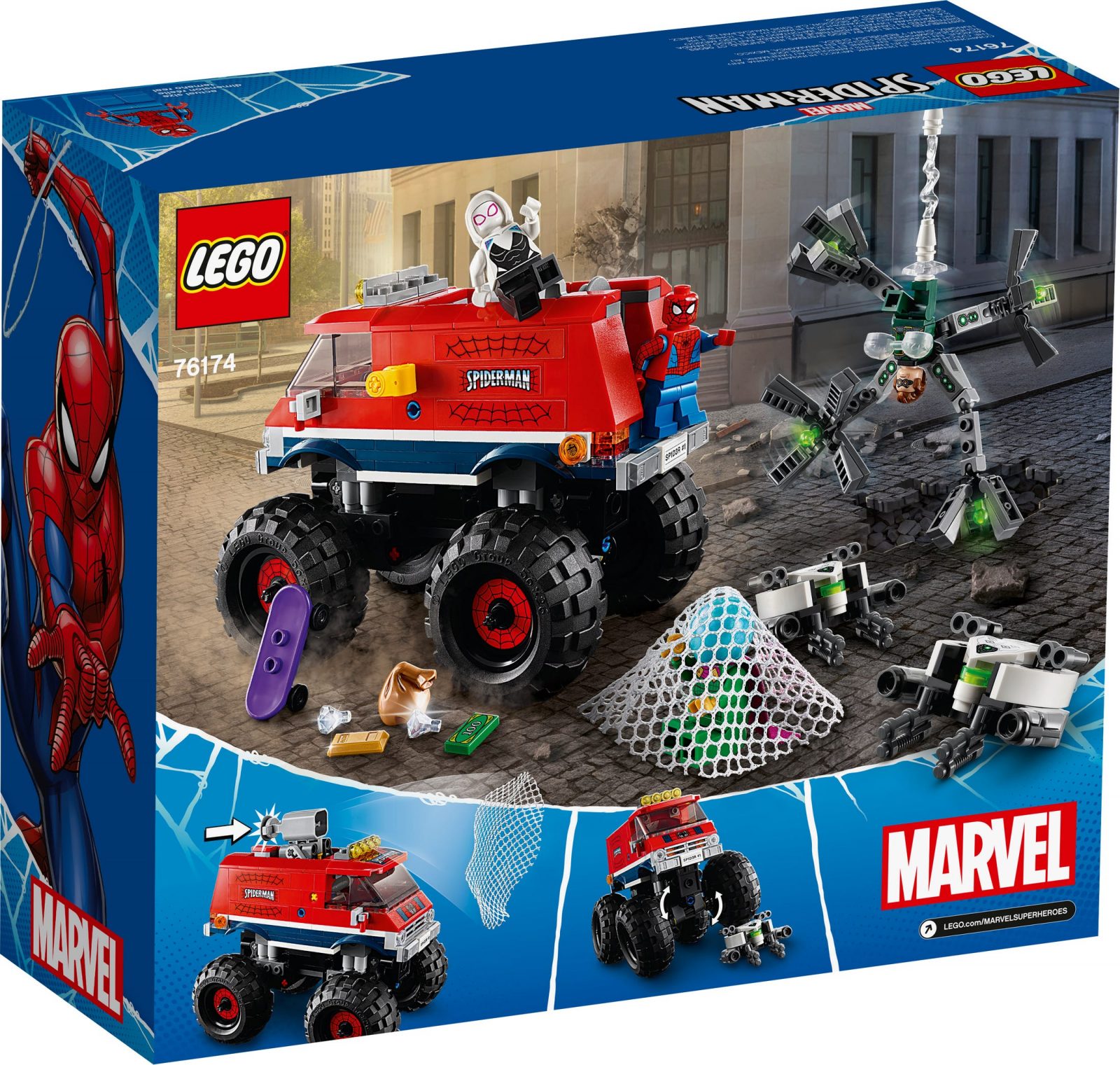 LEGO 76174 Spider-Man's Monster Truck vs. Mysterio - Marvel Super