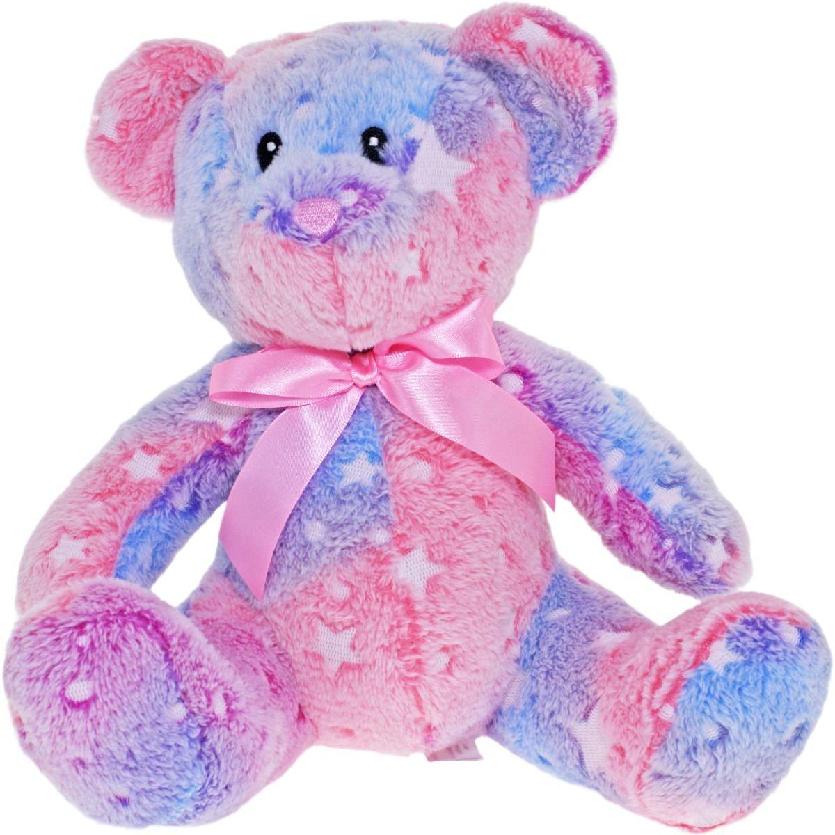 Cotton Candy Plush Bear Beatrice Pink Multi Glow In The Dark