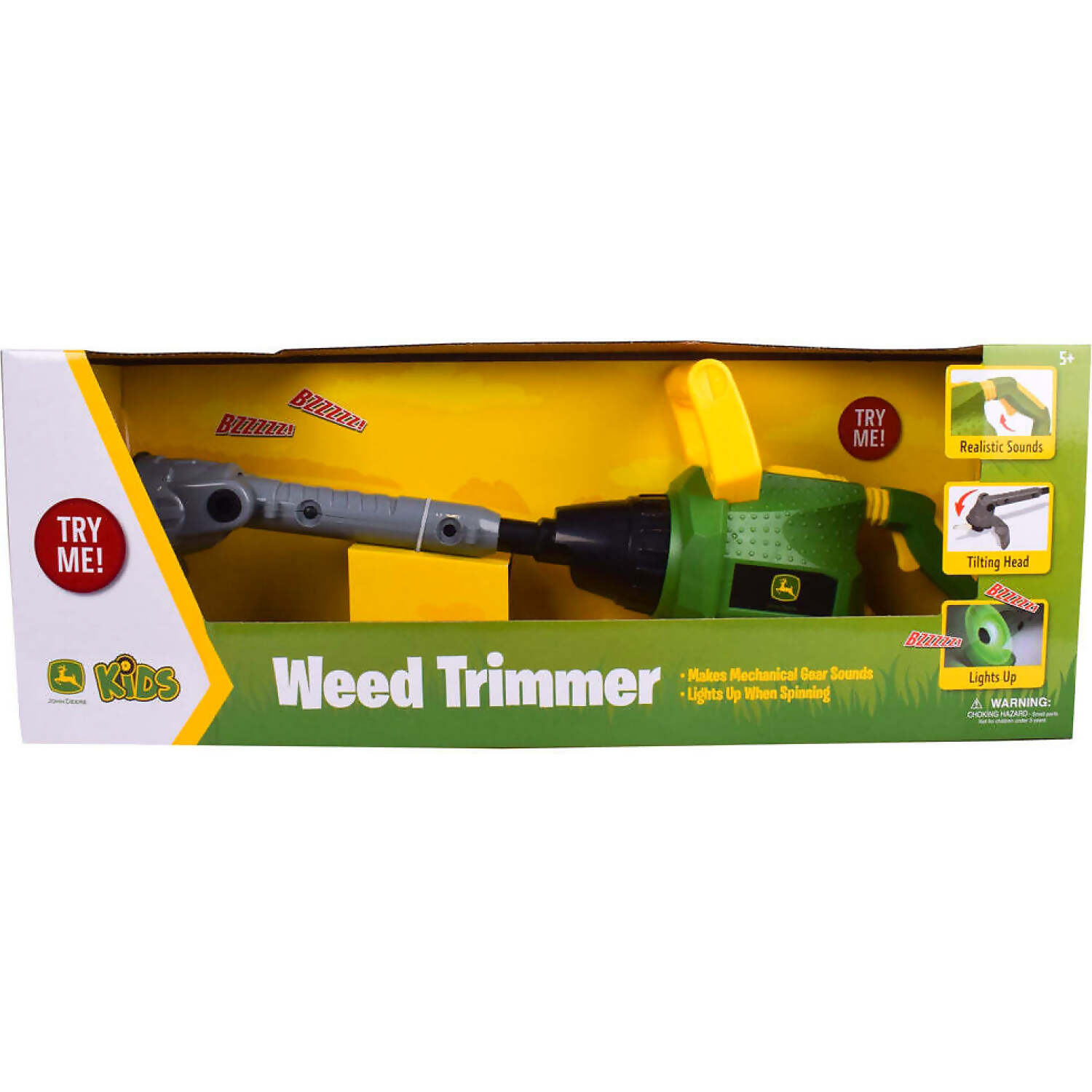 John Deere - Light Up Weed Trimmer Toy With Sounds