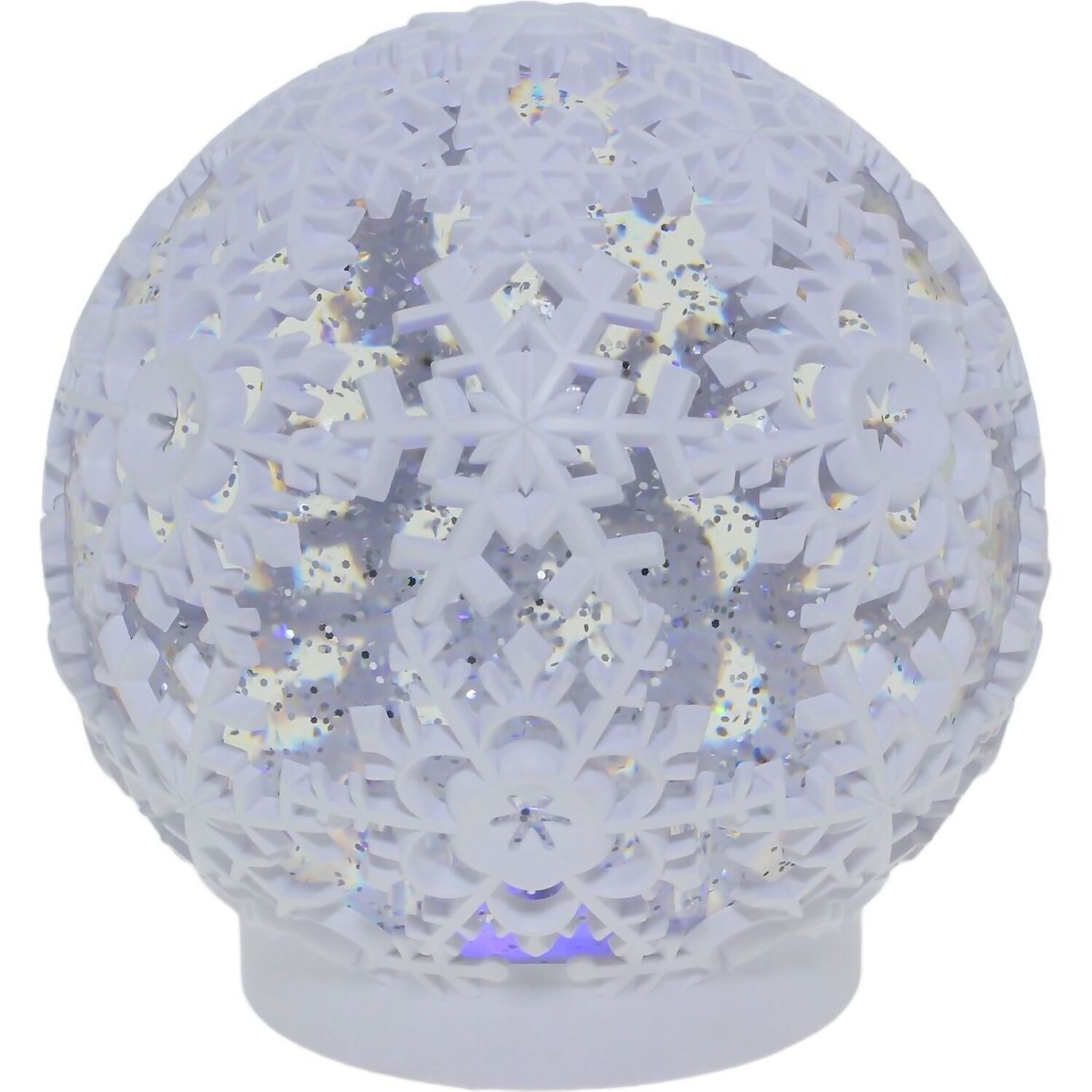 Cotton Candy - Xmas Led Waterball Blue Led Snowflake