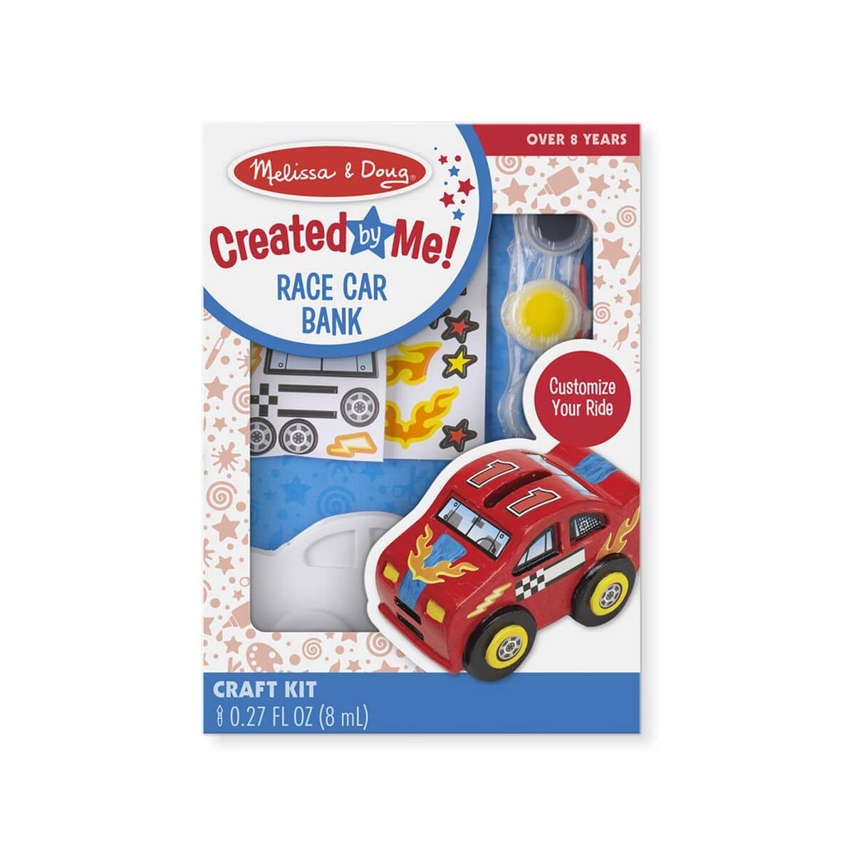 Melissa & Doug - Created By Me! Race Car Bank Craft Kit