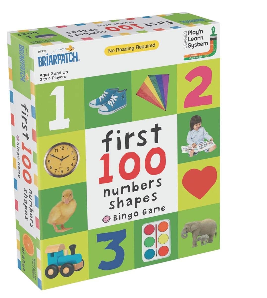 First 100 Numbers Shapes Bingo Toddlers Game  - Briarpatch
