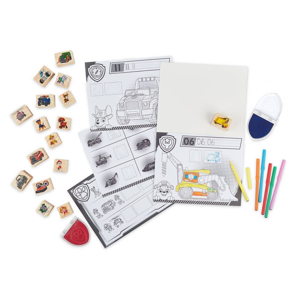 Paw Patrol - Melissa & Doug - Wooden Stamps Activity Set - Image 4
