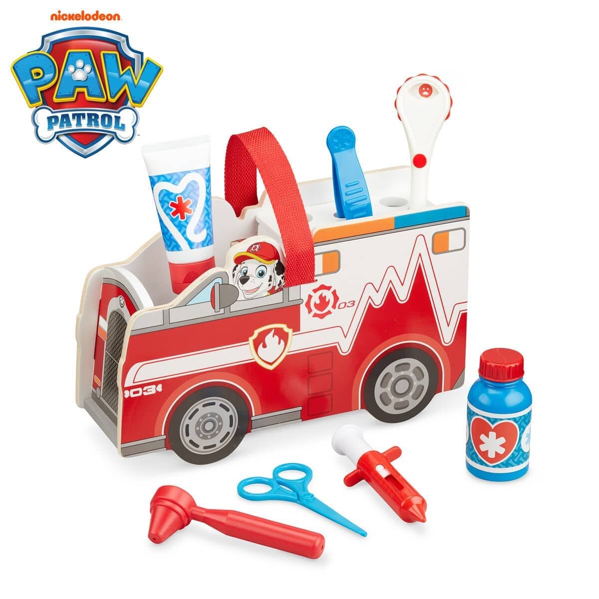 Paw Patrol - Marshalls Wooden Rescue Caddy - Melissa & Doug - Image 4