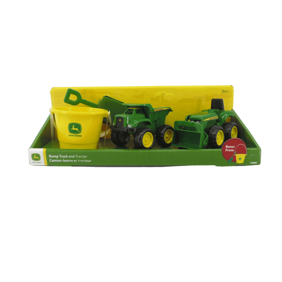 John Deere - Sandbox 2 Pack Tractor And Dumper With Bucket