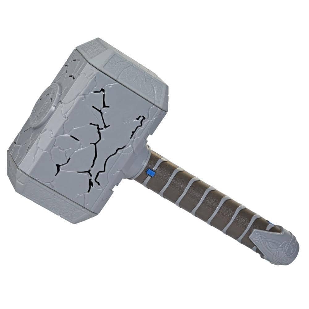 Marvel Studios Thor - Love And Thunder Mighty Fx Mjolnir Electronic Hammer Roleplay Toy For Kids Ages 5 And Up Hasbro