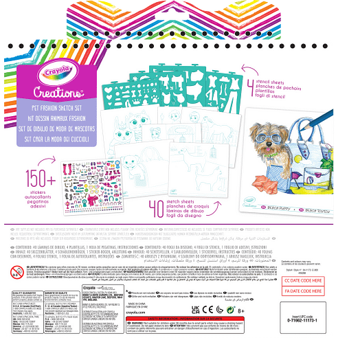 Crayola Creations Pet Fashion Sketch Set - Image 2