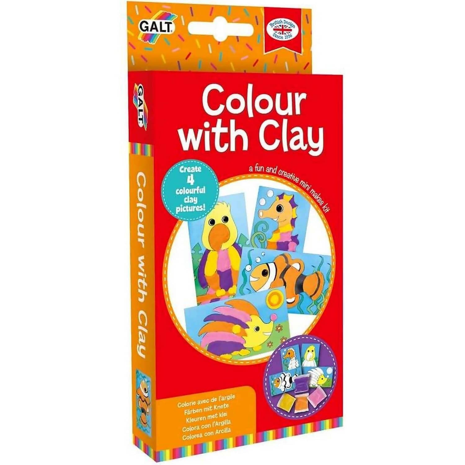GALT - Mini Makes Colour With Clay - Creative Craft Kit